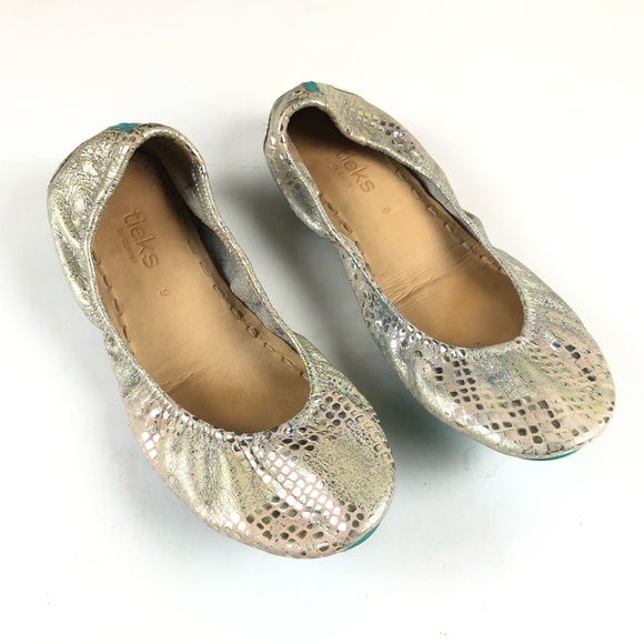 TIEKS Romantic Blush Ballet Flats Sz 9 - Picture 1 of 15
